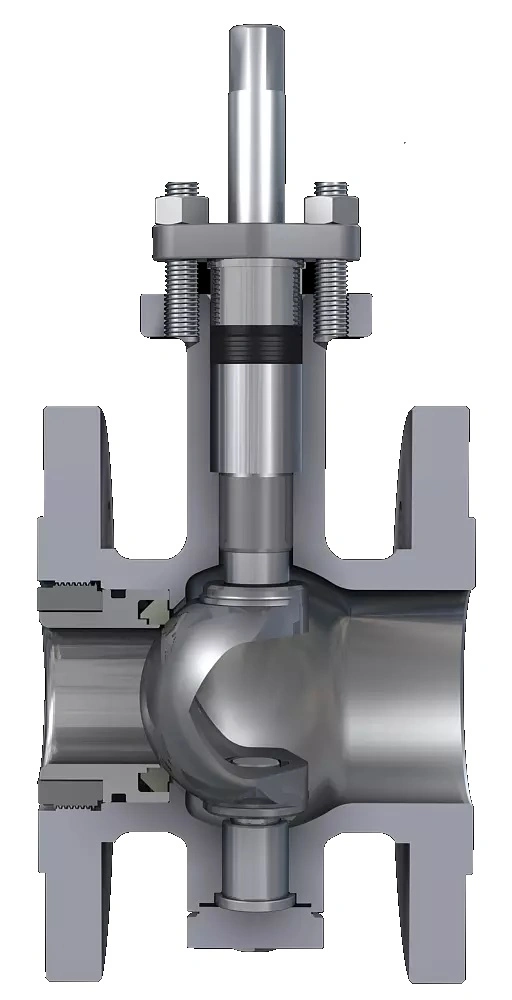 Paslanmaz Çelik Elektrik Trunnion Top Valvu V Tipi Koroziv Orta Düzenleme İçin 2