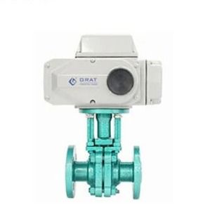 Dn15 Elektrikli Aktüatörlü Fluorum Top Valf