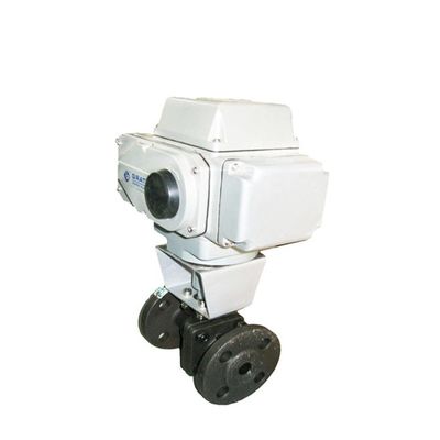 Dn100 Pn16 WCB Flanş Elektrikli Patlama Güvenli Aktüatör Paslanmaz Çelik Exd II Bt4